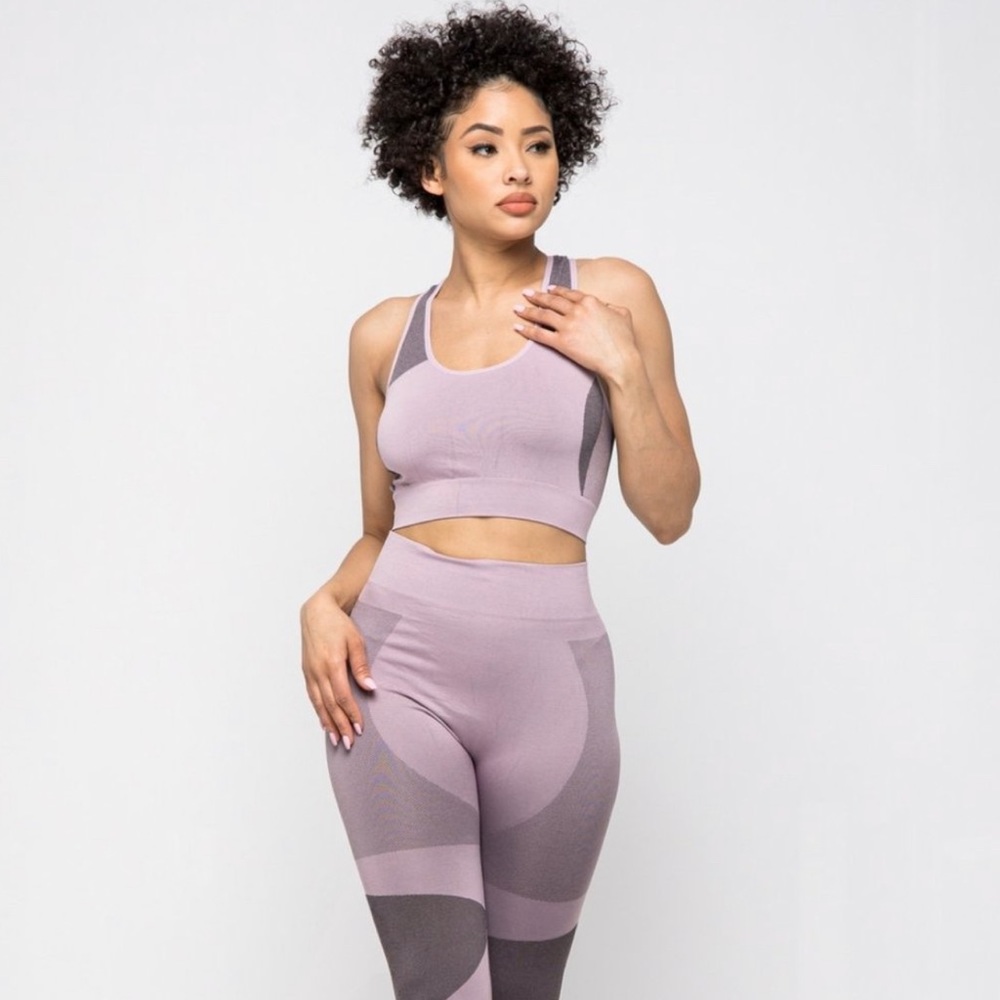 Kimberly C Space Dye Two Piece Legging & Top Set